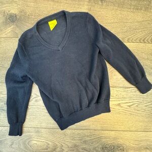 Crewcuts Toddler Navy V-Neck Sweater
